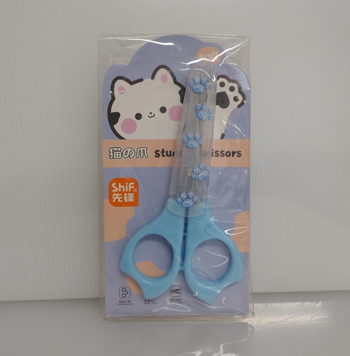 TIJERAS ESCOLARES DESIGN STAR 12 CM PL35-3