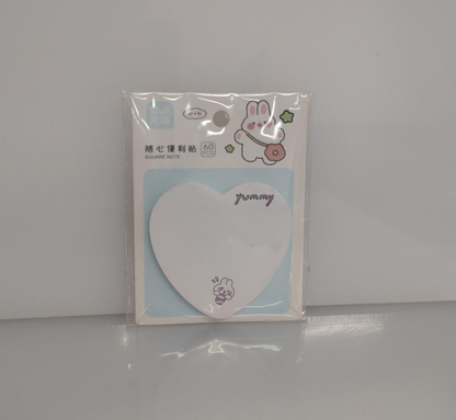 NOTA ADHESIVA DE 60 UND DESIGN YUMMY HEART 7 CM PL35-17