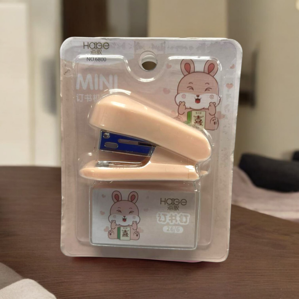 SET DE GRAPADORAS DESIGN BUNNY 6X2 CM