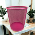 PAPELERA DE METAL DESIGN PINK 27X31CM REF. PL3015