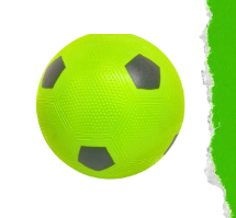 PELOTA DE PLASTICO DESIGN COLORS 26 CM