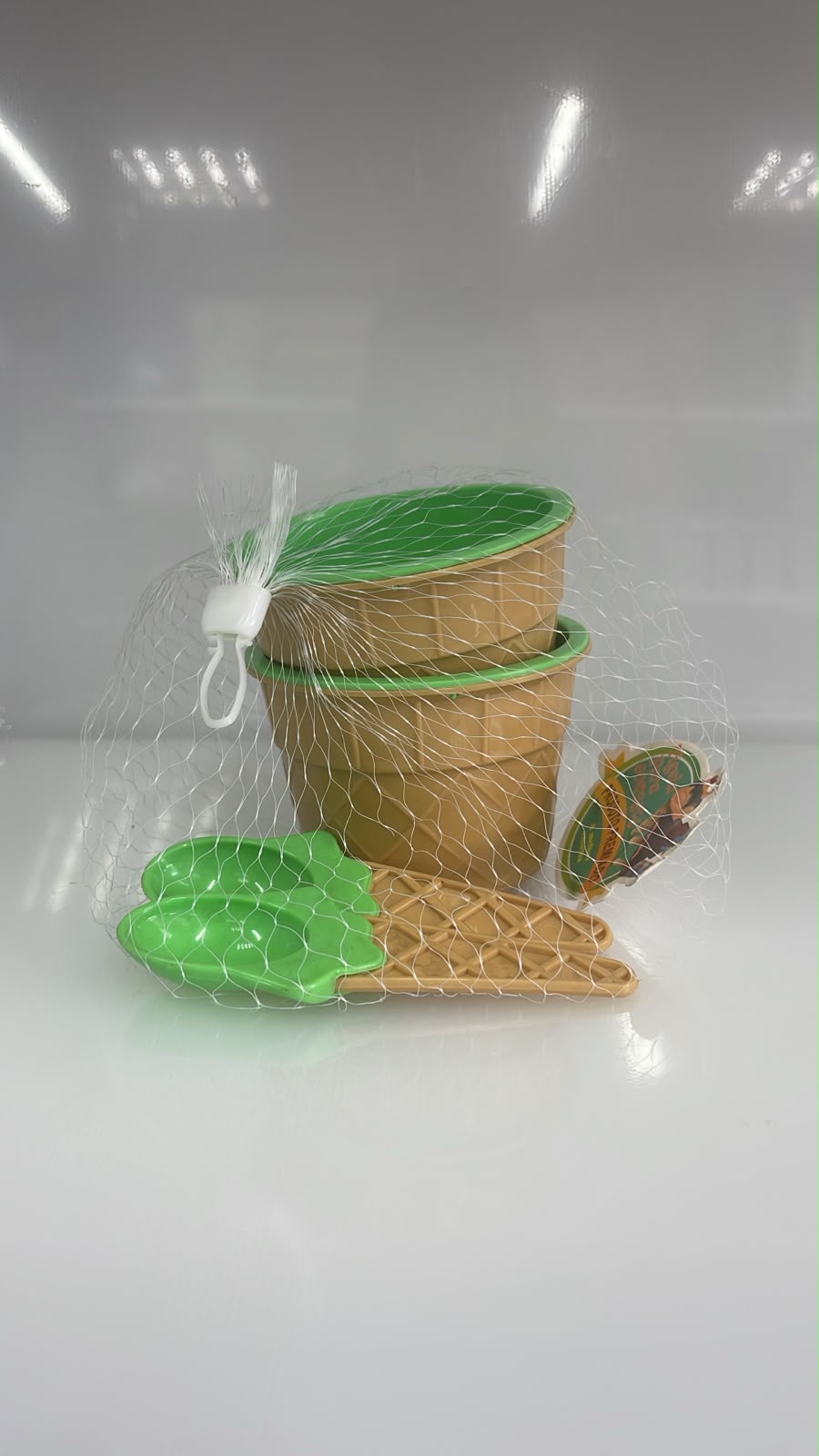 SET X4 2 VASO 7X4 CM 200 ML 2CUCHARAS DE PLASTICO DESIGN ICE CREAMS PL06-26