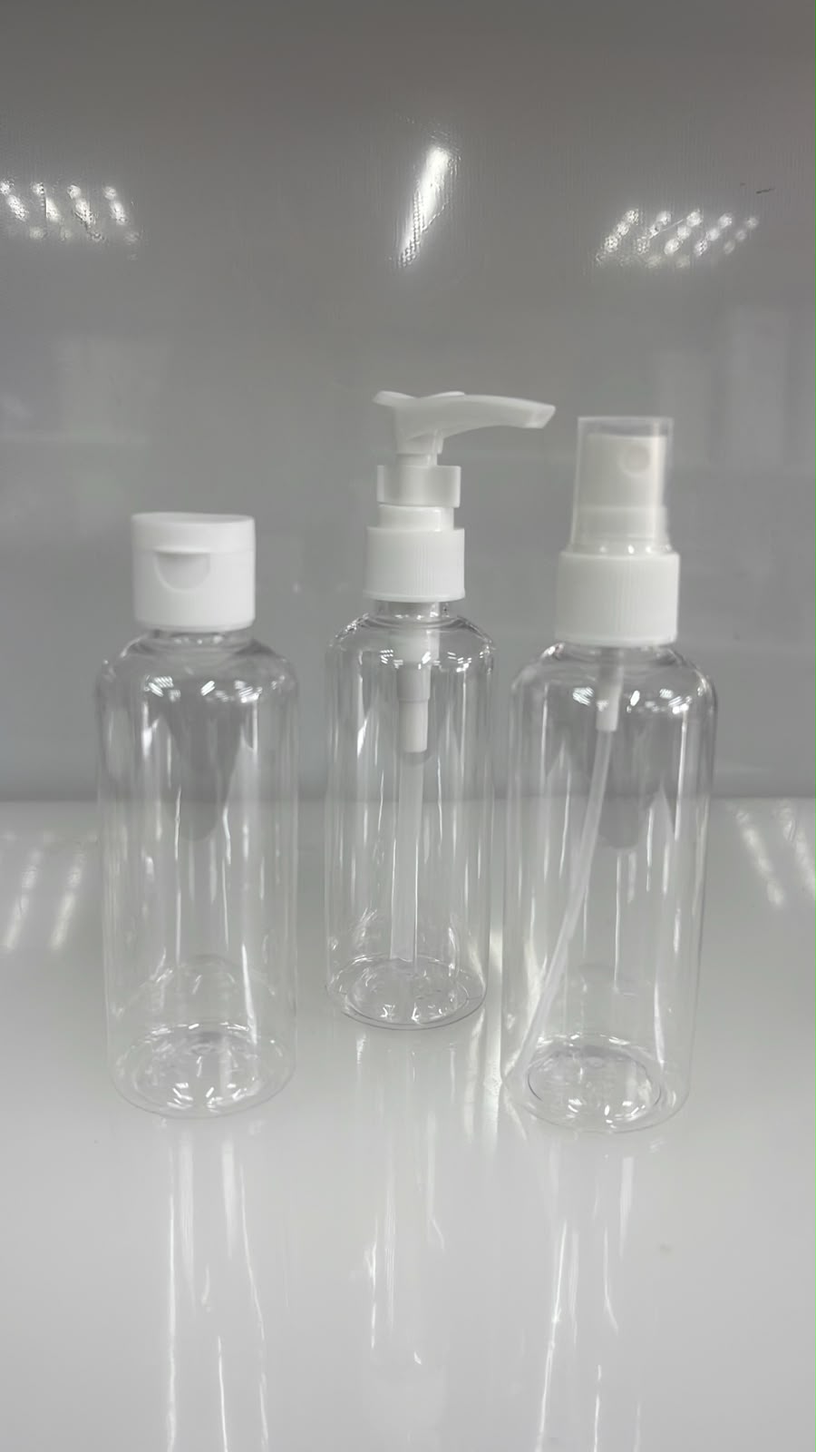 SET X 3 UND DE BOTELLAS DE PLASTICO WH