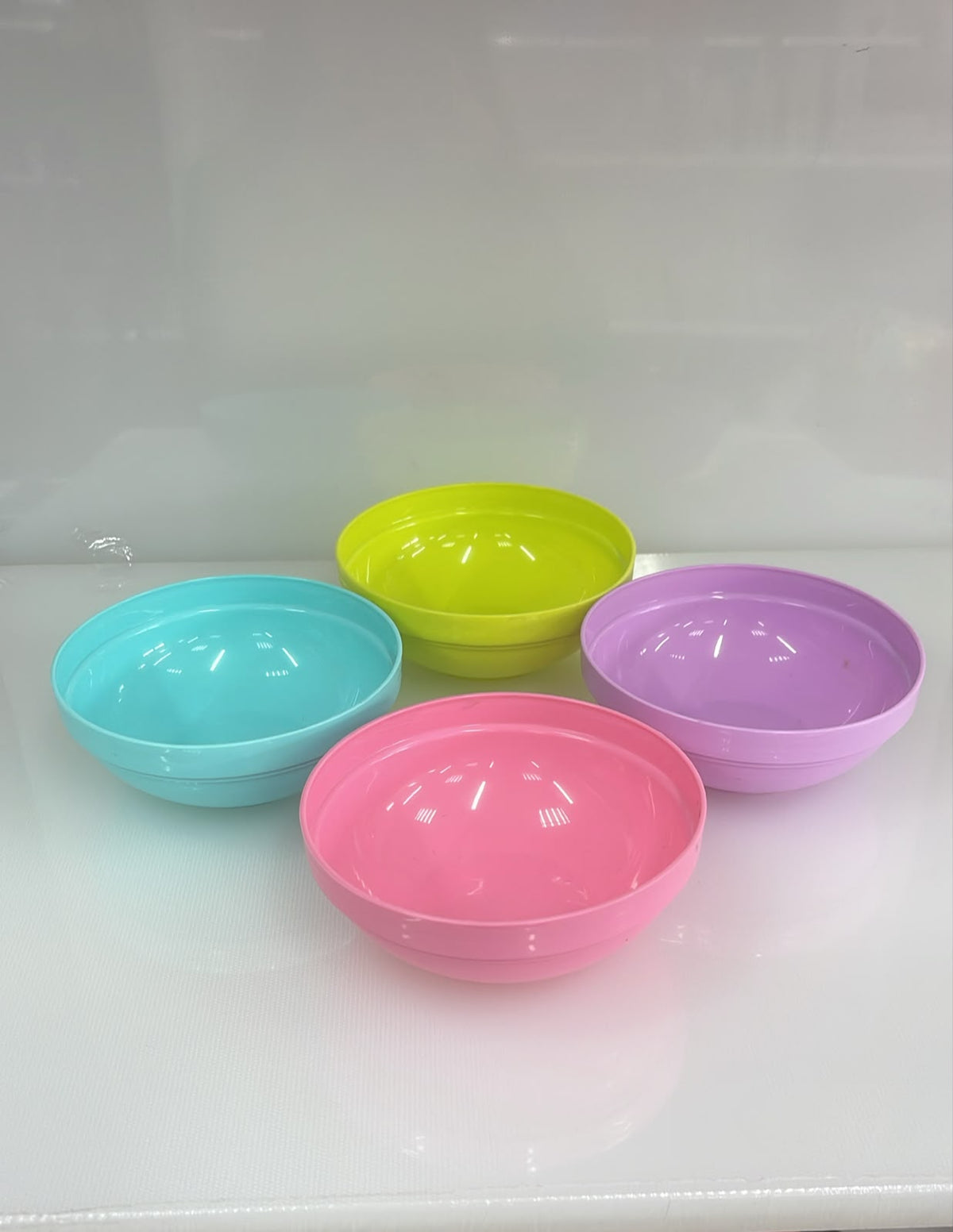 SET X4 BOWL DE PLASTICO DESIGN CAMERUM COLORS 10X2 CM 300 ML PL12-10