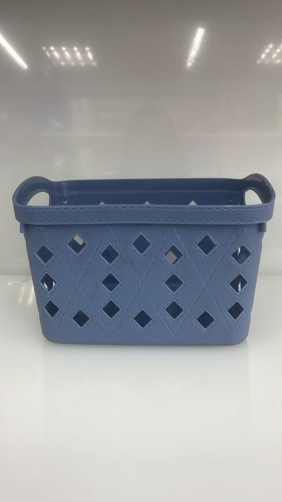 CESTA ORGANIZADORA DE PLASTICO PARA ARMARIOS Y CAJONES DESIGN DIAMOND 19X13X11 CM PL12-14