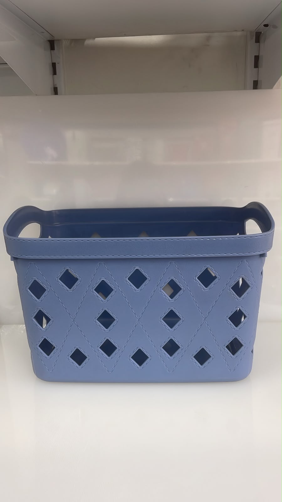 CESTA ORGANIZADORA DE PLASTICO PARA ARMARIOS Y CAJONES DESIGN DIAMOND 29X20X18 CM PL12-16
