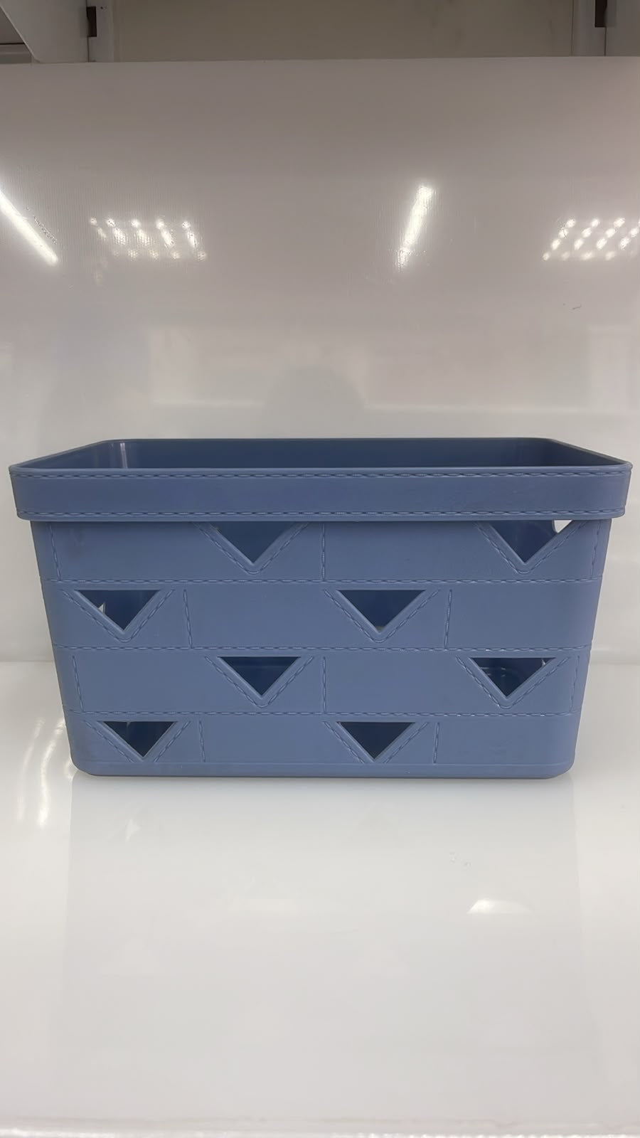 CESTA ORGANIZADORA DE PLASTICO PARA ARMARIOS Y CAJONES 23X16X12 CM PL12-18