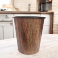 PAPELERA DE PLASTICO DESIGN MADERA 6L 21X23 CM REF. PL1335