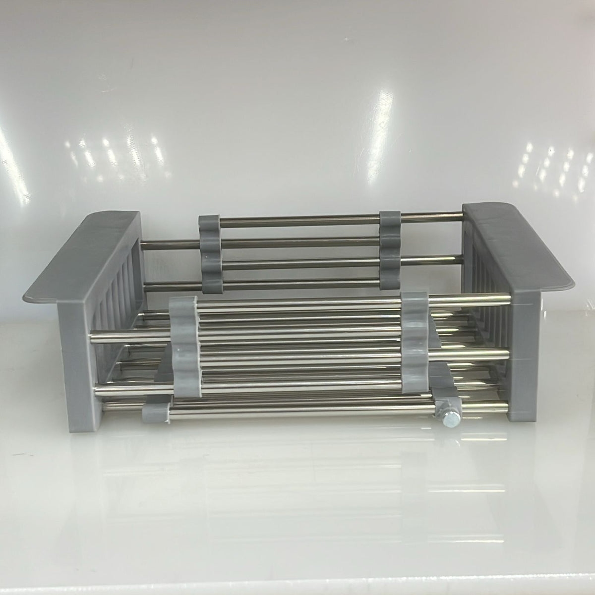 ORGANIZADOR DE PLASTICO Y METAL DESIGN COCINA 42X20X6 CM PL09-3