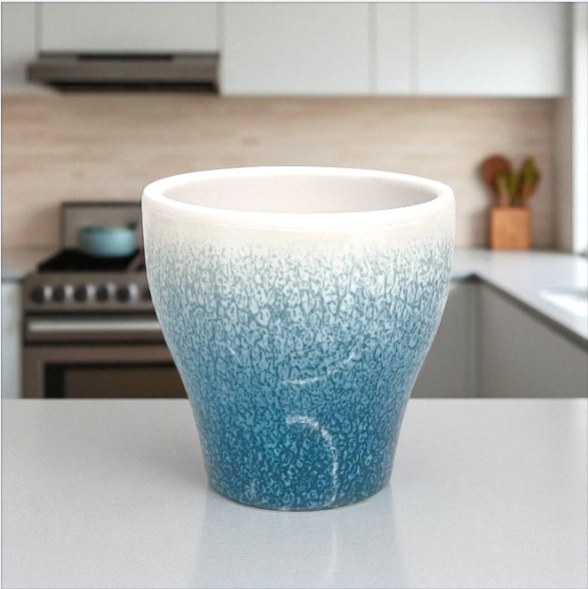 VASO DE PLASTICO DESIGN BLUE CLOUDS 65_65CM