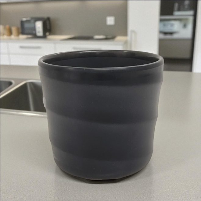 VASO DE PLASTICO DESIGN BLACK PLUTO 5_5CM
