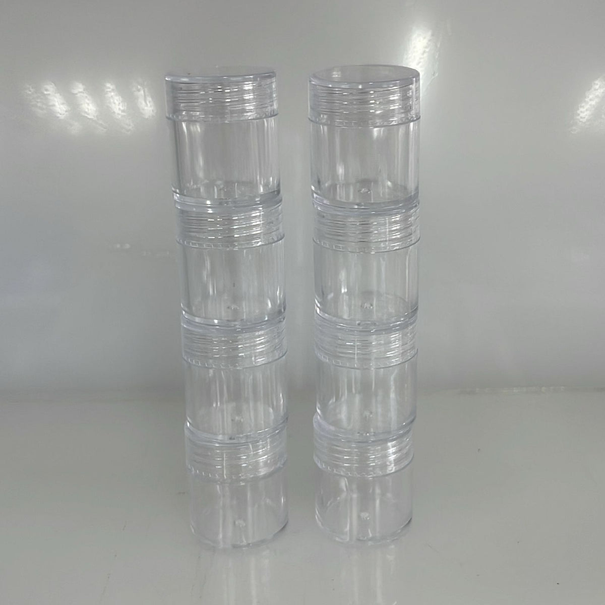 SET X8 ENVASES DE PLASTICO PARA ALMACENAMIENTO DESIGN NATURAL 3X2 CM 30 ML PL11-3