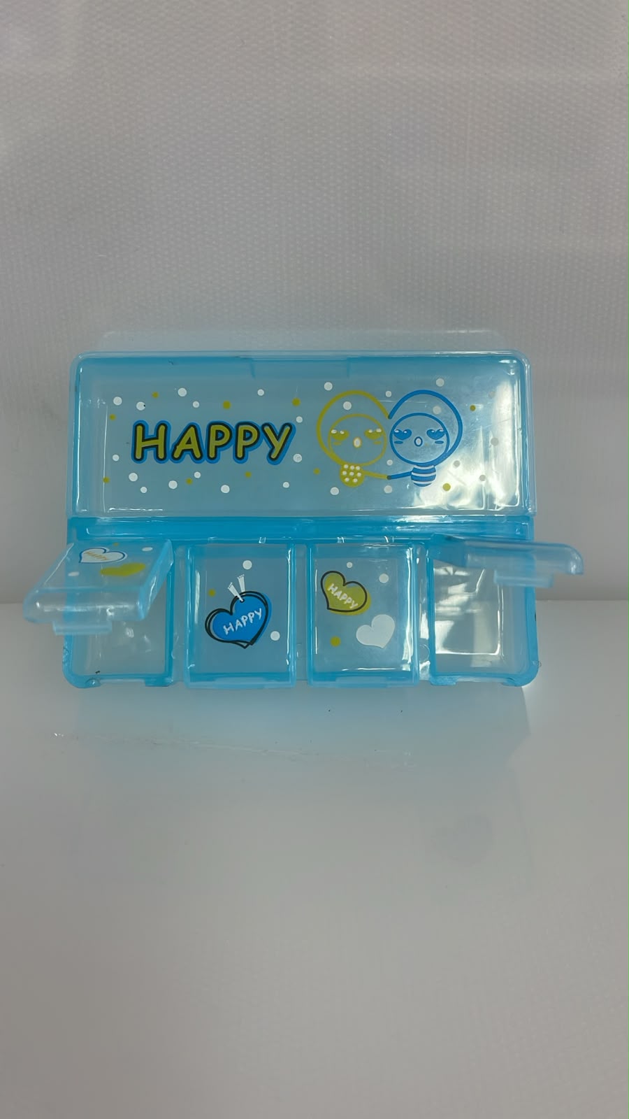 ENVASE DE PLASTICO CON 5 COMPARTIMIENTOS DESIGN CAT 9X7 CM PL11-12