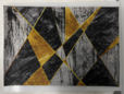 ALFOMBRA DESIGN GOLD & BLACK 28_58CM