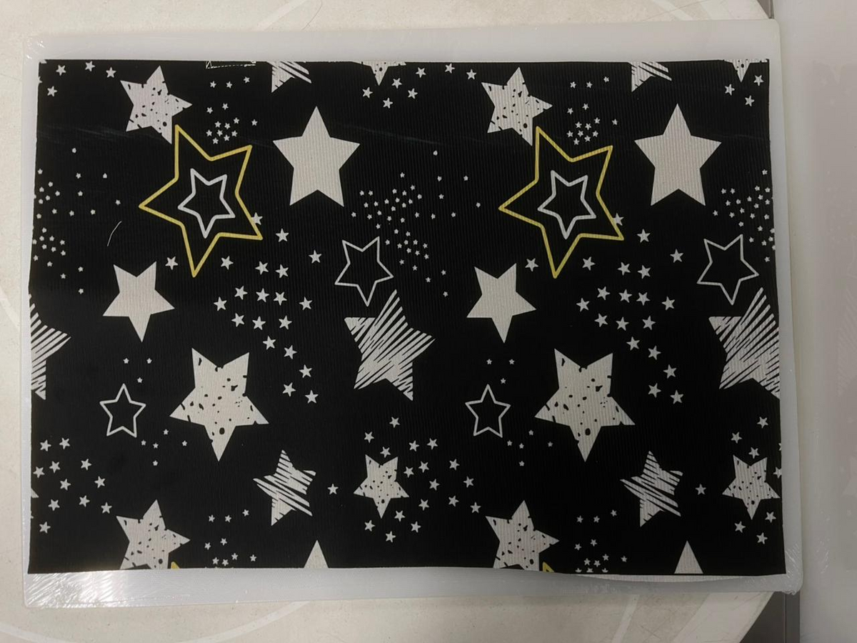 ALFOMBRA DESIGN STAR WHITE 38_58CM