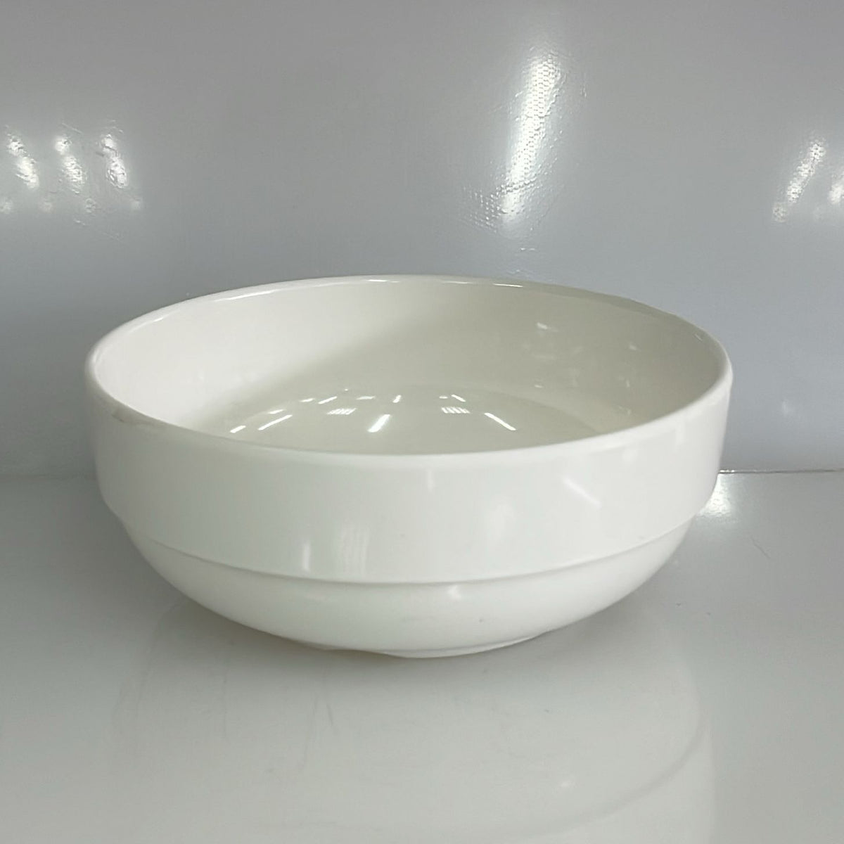 BOWL DE PLASTICO DESIGN WHITE 13X4.2CM