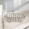 CESTA DECORATIVA EN ACERO DESIGN SILVER 17X9X5CM REF PL19-31