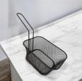 CESTA DECORATIVA METAL LICA DESIGN BLACK 22X9X5CM REF PL19-35
