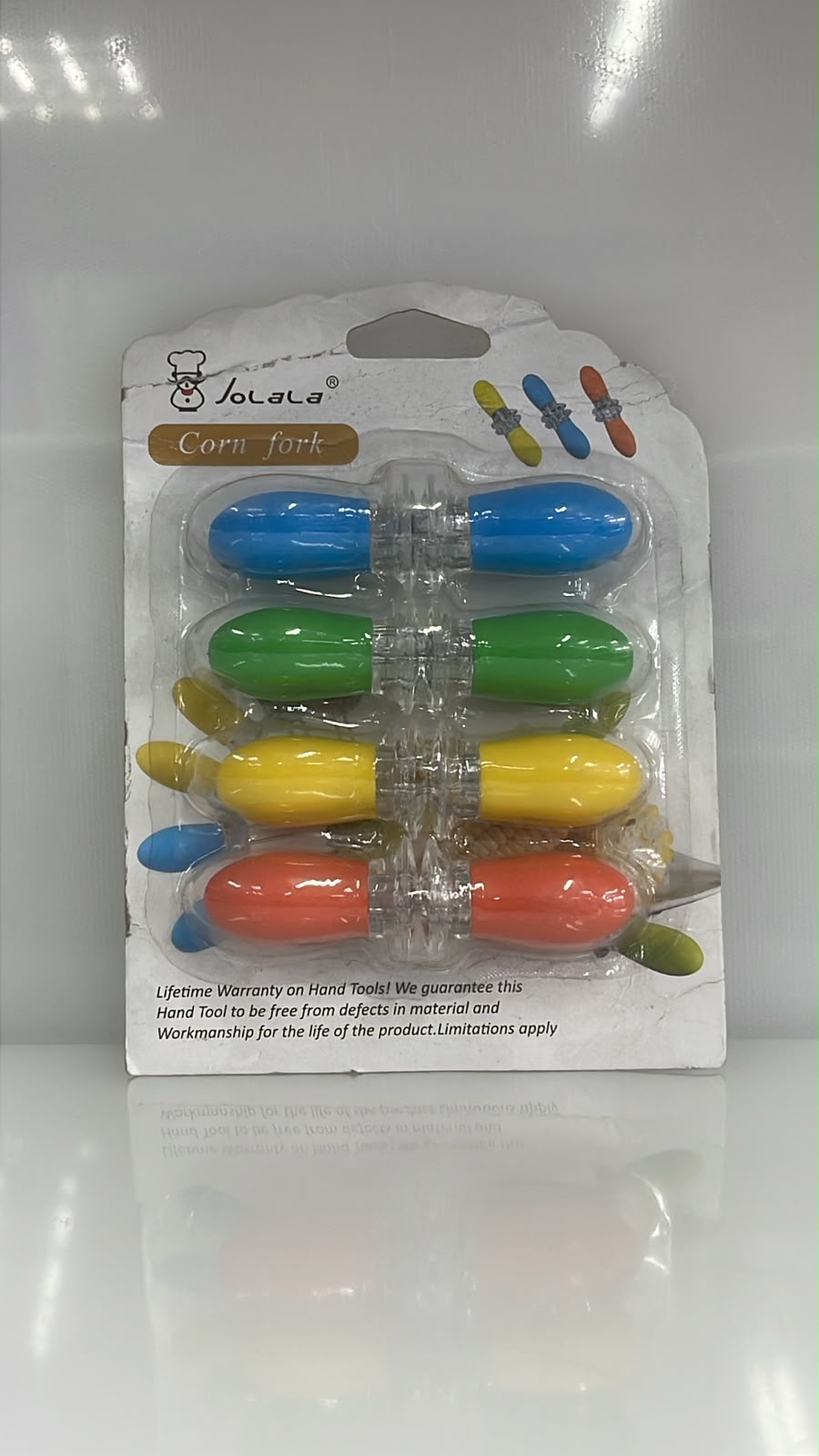 SUJETADOR DE PLASTICO PARA MAZORCA COOKWARE 5 CM