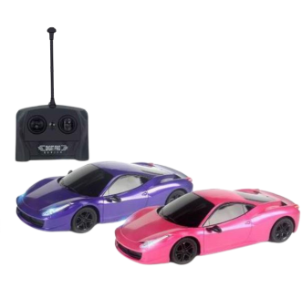 N5705-FN835-2B CARRO PURPLE RC DE JUGUETE
