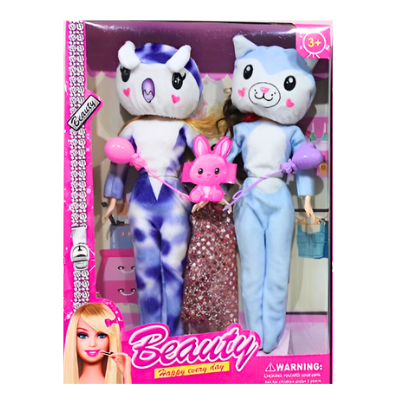 N4692-RY711C MUNECA S ANIMALS FELINE X 2