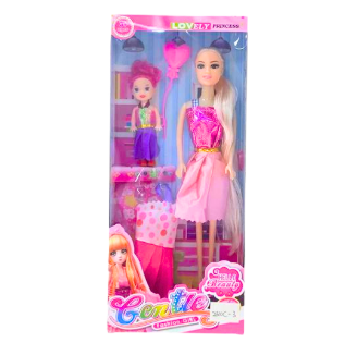 N5409-2310C-3 MUNECA SOFI Y BEBE CON ACCESORIOS