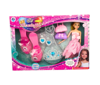N5442-668H4-10 MUNECA EVELIN CON ACCESORIOS