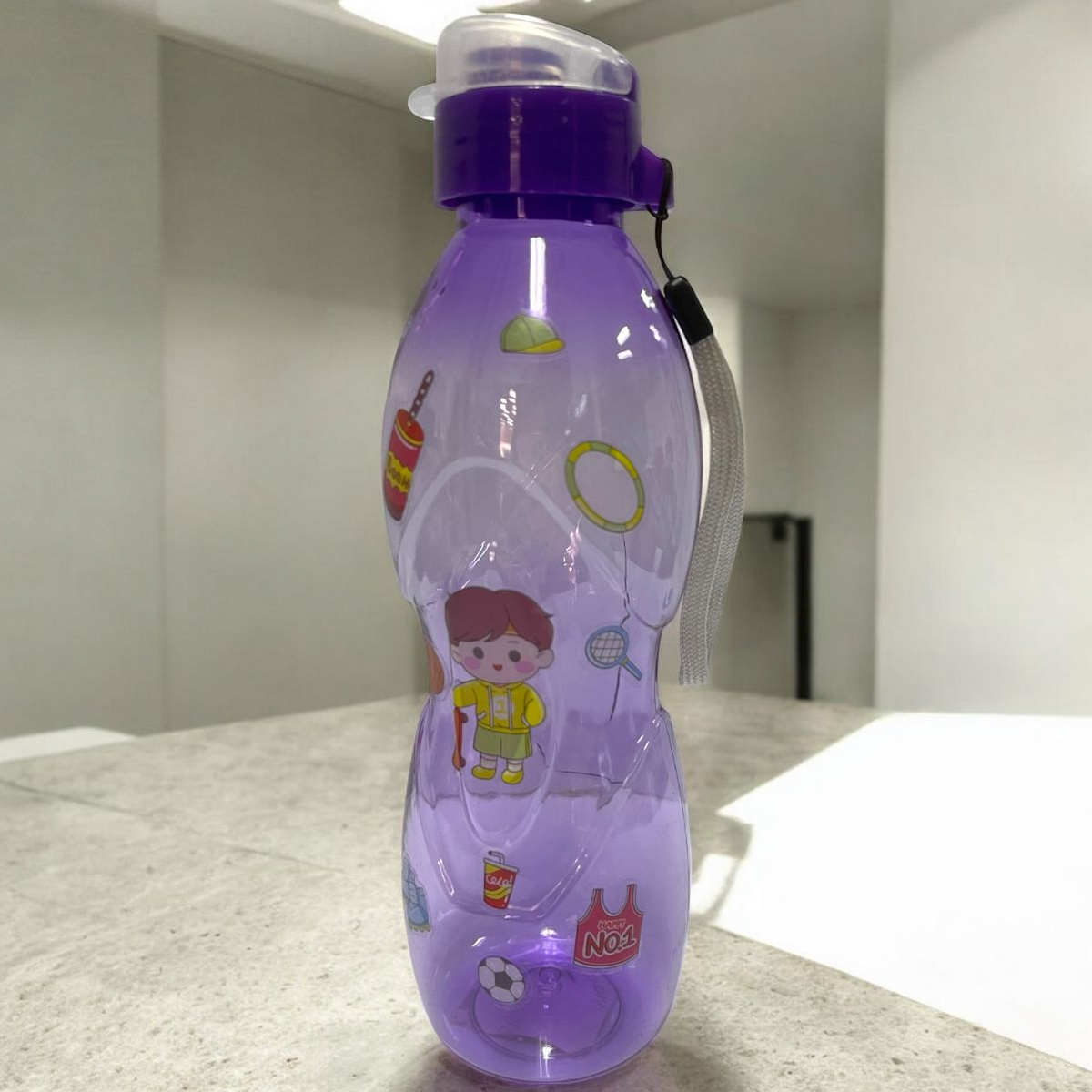 BOTELLA CON STICKERS THIN MIDDLE 700ML 23CM PB30-9