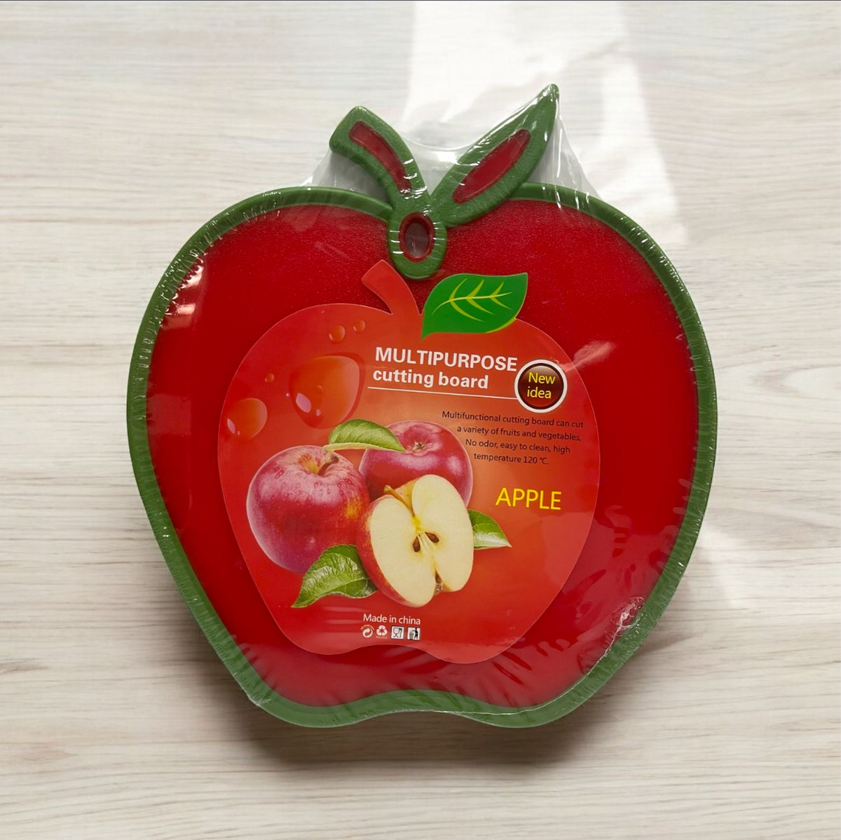 TABLA DE PICAR MANZANA GRUESA DE ALTA CALIDAD 28X28 CM PB39-8