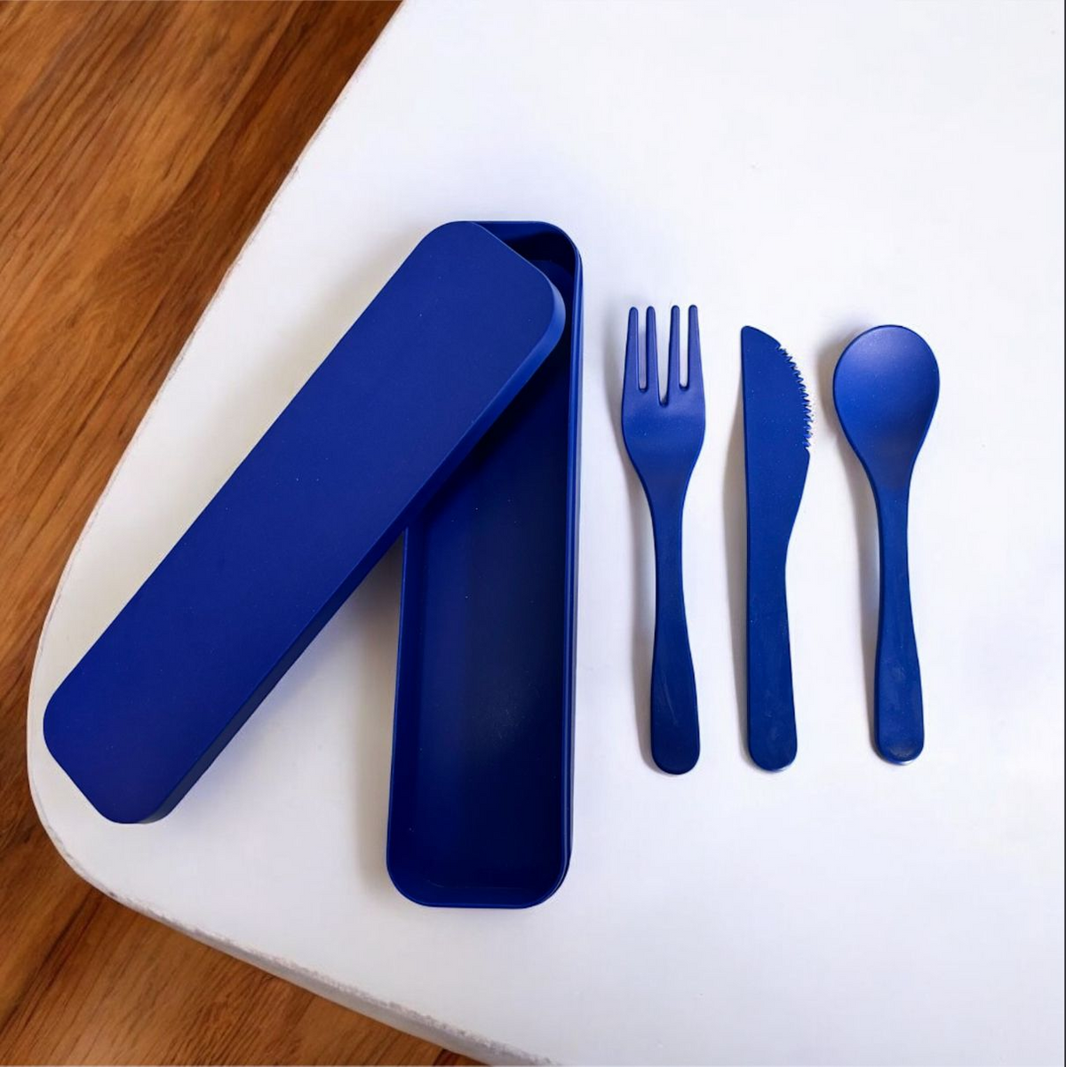 SET CUBIERTOS PLASTICOS X3 20X5CM CON ESTUCHE SY-21