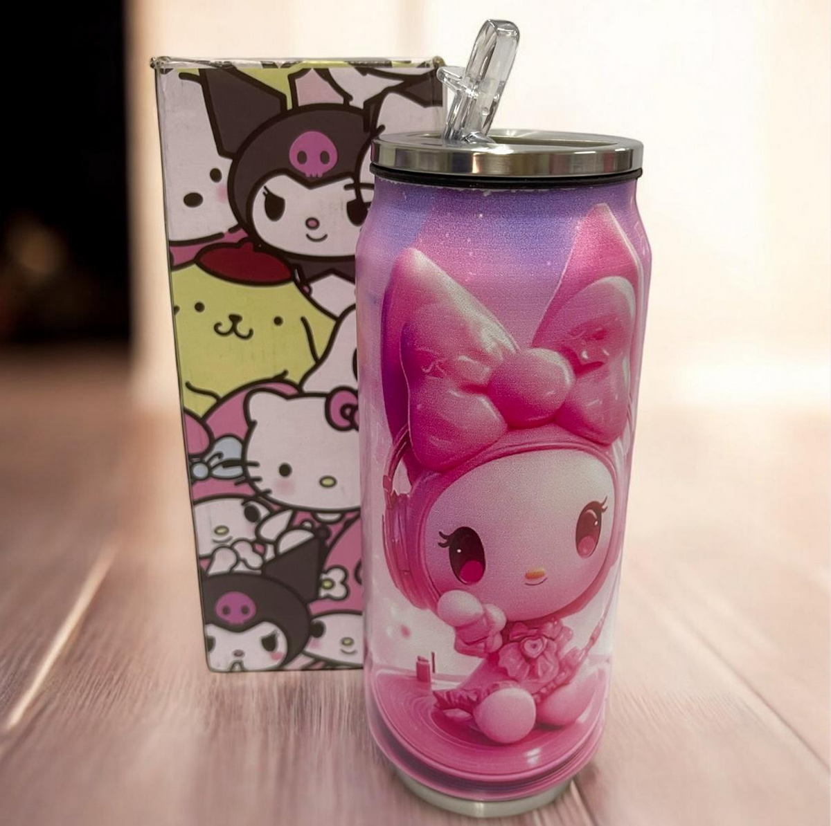 BOTELLA METALICA CUTE ANIMALS 300ML KL-1