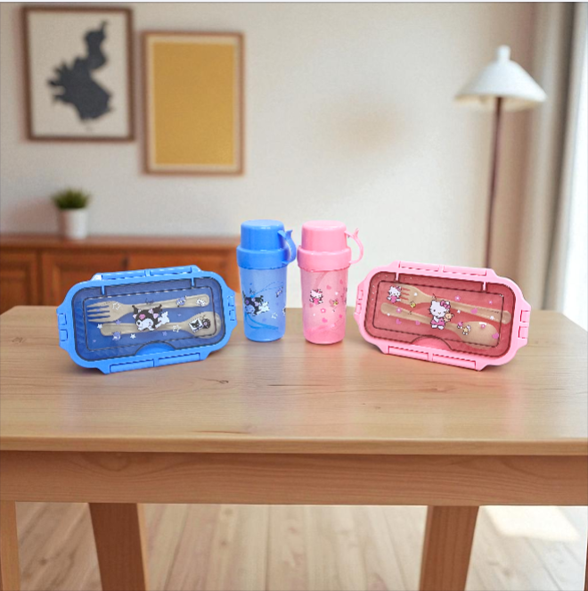 SET BOTILITO CON LONCHERA CUTE 25015