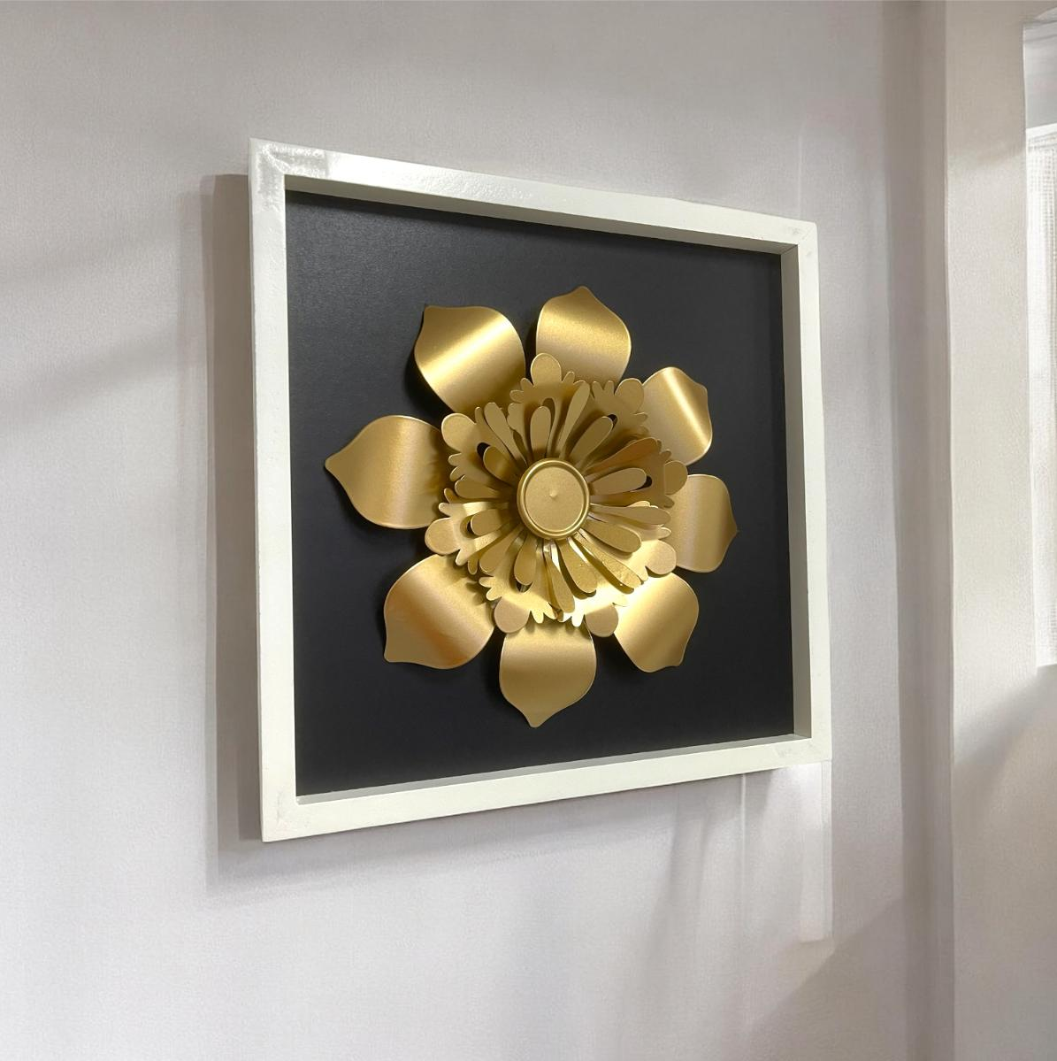 (E) FLOR DECORATIVA BLACK & WHITE 40X40 DYH-7