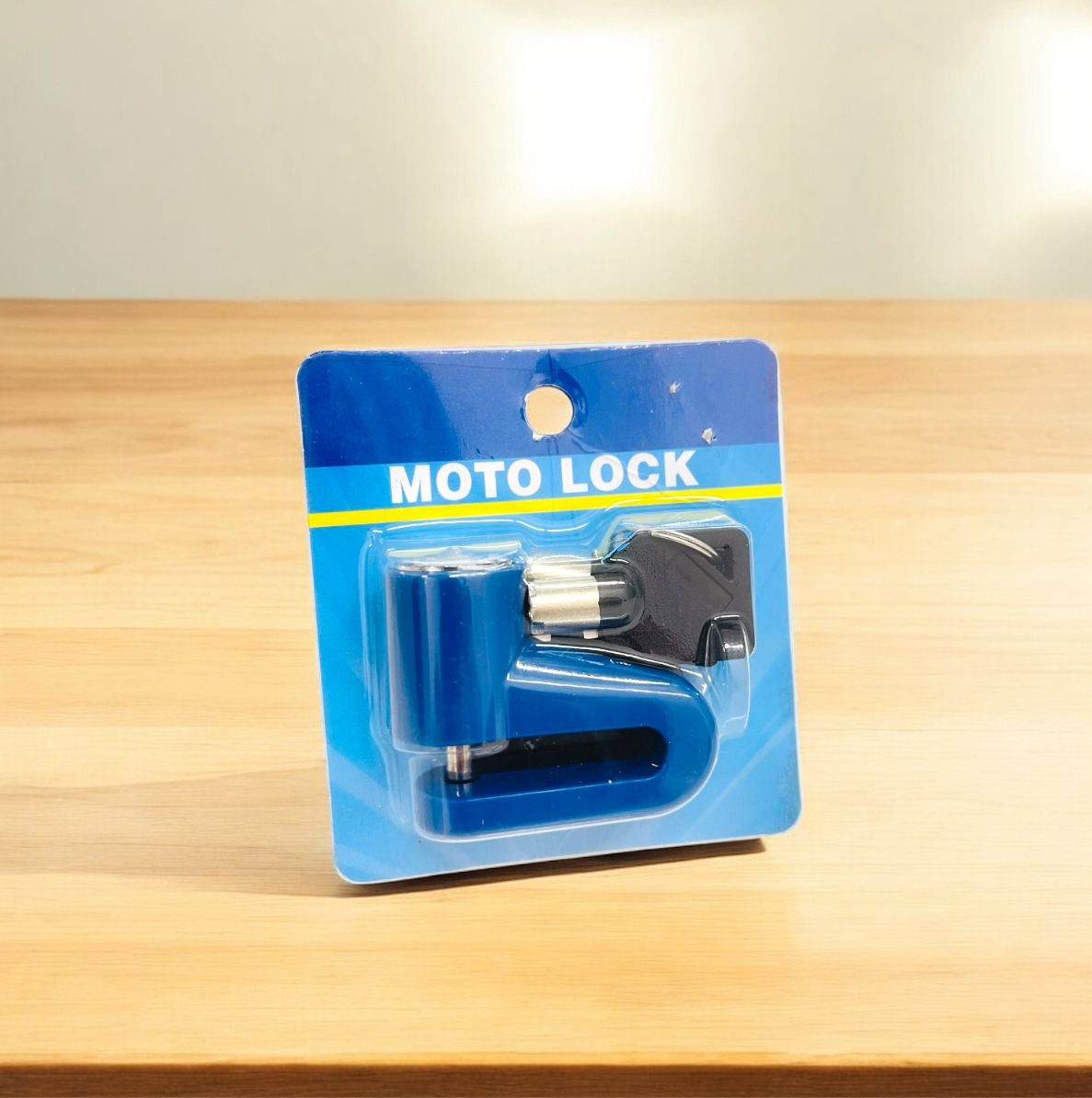 CANDADO PARA MOTO LLAVE MOTO-1 - 5_4 CM CON ACCESORIO 2 LLAVES 4_2 CM