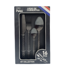 CUBIERTO.POR.16.UNIDADES.CUCHILLO.23.CM..-.TENEDOR.21.CM.-.CUCHARA.21.CM.-.CUCHARITA.16.CM..34716-SL-15