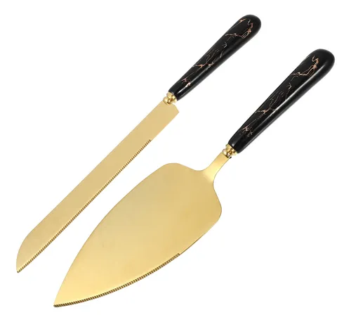 SET REPOSTERIA INCLUYE CUCHILLO 28X2 CM PALA 25X6 CM 3476-2pcs