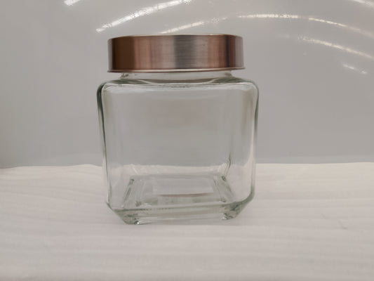 RECIPIENTE EN VIDRIO DESIGN 9907B-3 11X8 CM 500 ML