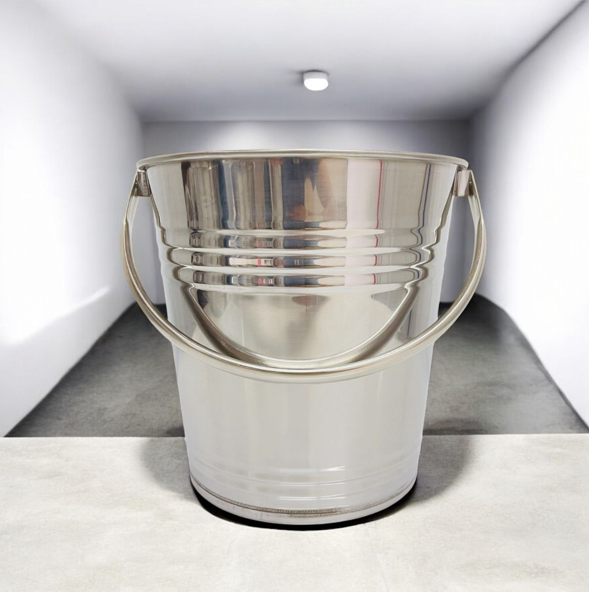 HIELERA METALICA CON MANIJA XL-30 - 16_15 CM - 1700 ML