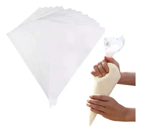 SET X 12 MANGA PASTELERA PLASTICA 18X33 CM BL1591029-XL-63