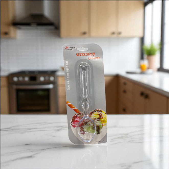 CUCHARA PARA HELADO ACRILICA BASIC 18CM IF-33