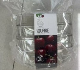 SET X3 MINI BOWL ACRILICO CUADRADO 12X6 CM 600 ML BL1591118-F282-9873-3pcs