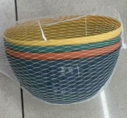 SETX4 MINI BOWL DESIGN 10X12 CM 300 ML BL1591119-B233-1090