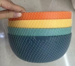 SET X4 BOWL DESIGN 17X6 CM 1100 ML BL1591121-C33-4049