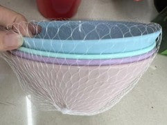 SET X4 BOWL PASTEL DESIGN 12X9 CM 800 ML BL1591129-B89-1602A