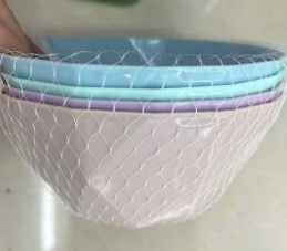 SET X4 BOWL PASTEL DESIGN 7X14 CM 600 ML BL1591130-B89-865A