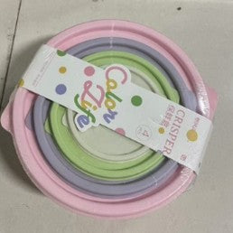 SET X4 RECIPIENTES PASTEL (20X10 CM €“ 1700 ML - 16X8 CM €“ 900 ML - 12X6 CM €“ 500 ML - 10X5 CM €“ 200 ML) BL1591148-B110-6929-4
