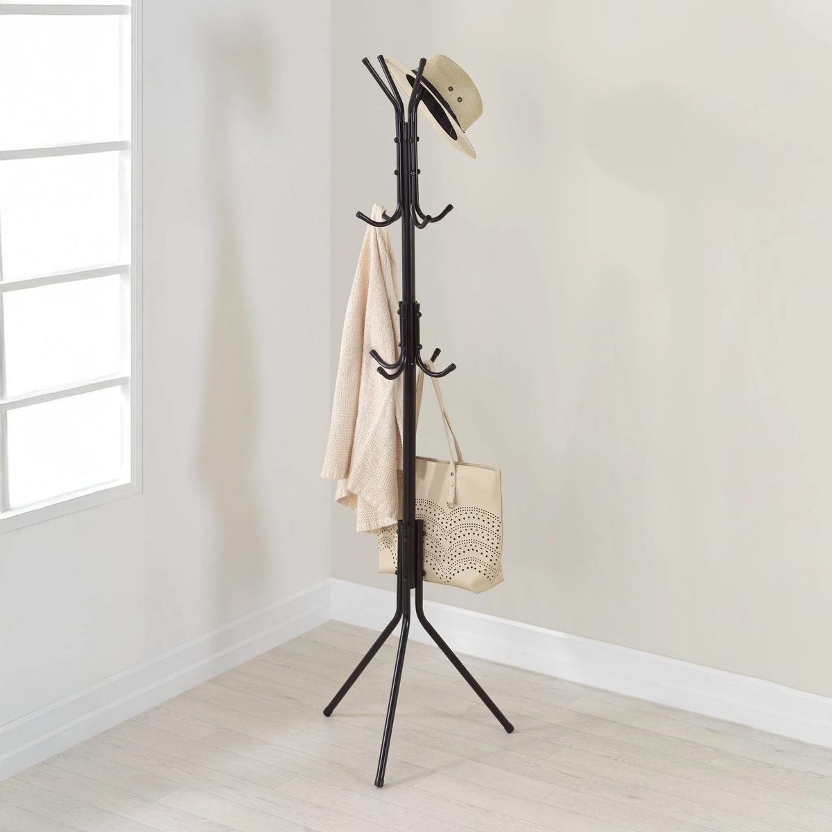 PERCHERO 42X42X172 CM BLACK BL1591181-018