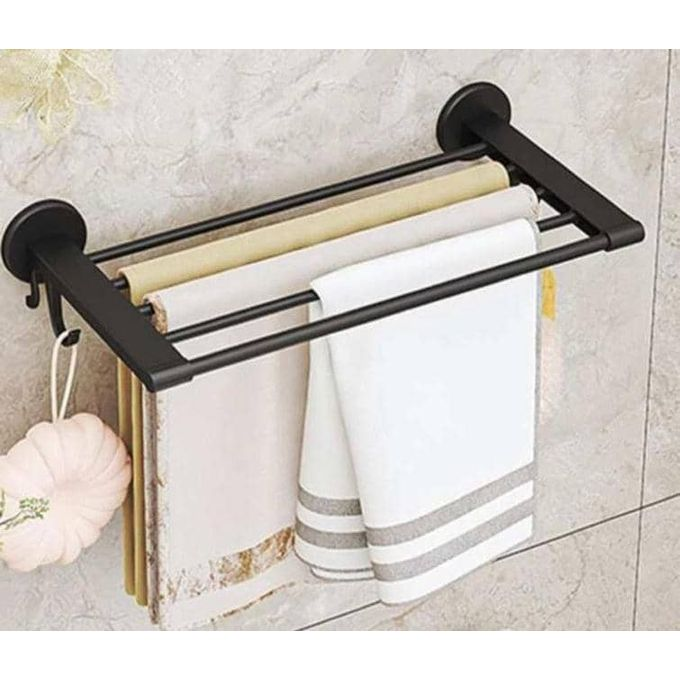SOPORTE PARA TOALLAS 4 NIVELES CON ADHERENTE ALTA CALIDAD MAXIMO 5KG 42X15X48 CM BL1591185-YH6613