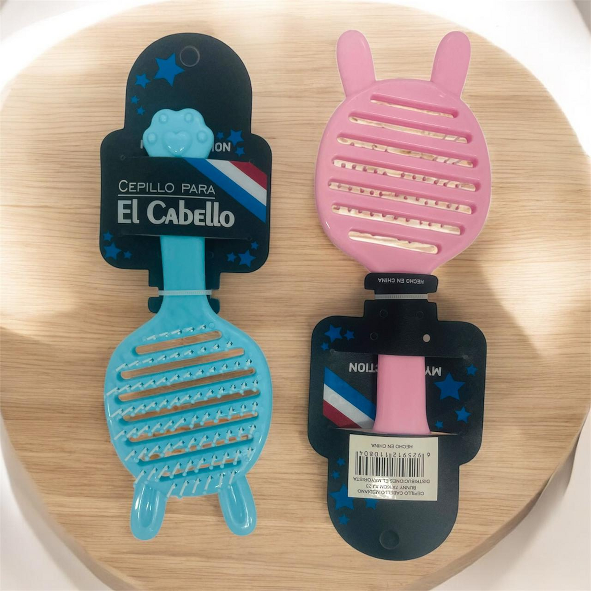 CEPILLO CABELLO MEDIANO BUNNY XJ-23 - 16_7 CM