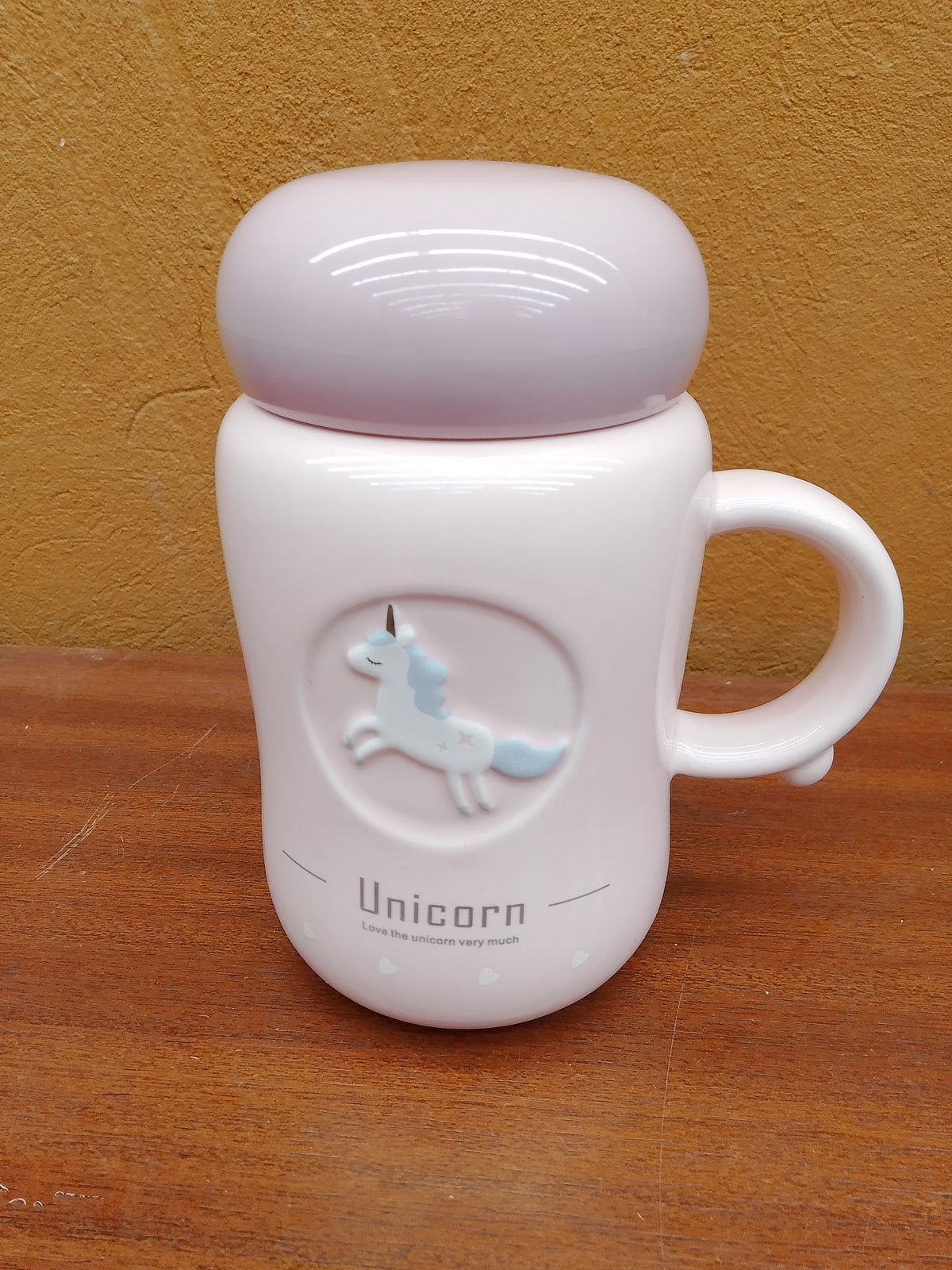 MUG DREAM LATTE CON TAPA 14X6 CM 350 ML JM-78